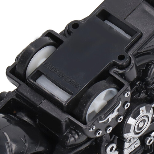 Alloy Simulation Mini Black Motorcycle Pull Back Toy for 3+ Year Olds 2