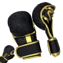 Boxing Gloves - PU Pro Training Sparring Gloves with Breathable Lining, 22cm Adjustable Size for Heavy Bag and Fitness Practice