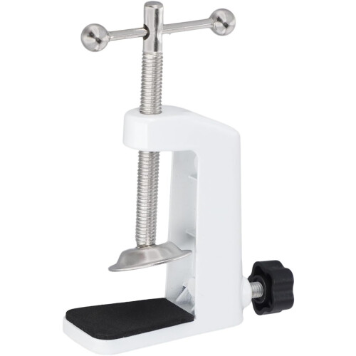 Reliable Desktop Mounting Clamp White With Protective Features For Equipment 1