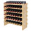Casillero de Vino - DUOKU - Modular Apilable - 48 Botellas - Madera de Bambú - 6 Niveles 1