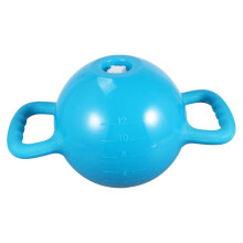 Adjustable Water Kettlebell with Dual Handles, FloorSafe PVC Design for Home Gym Fitness
