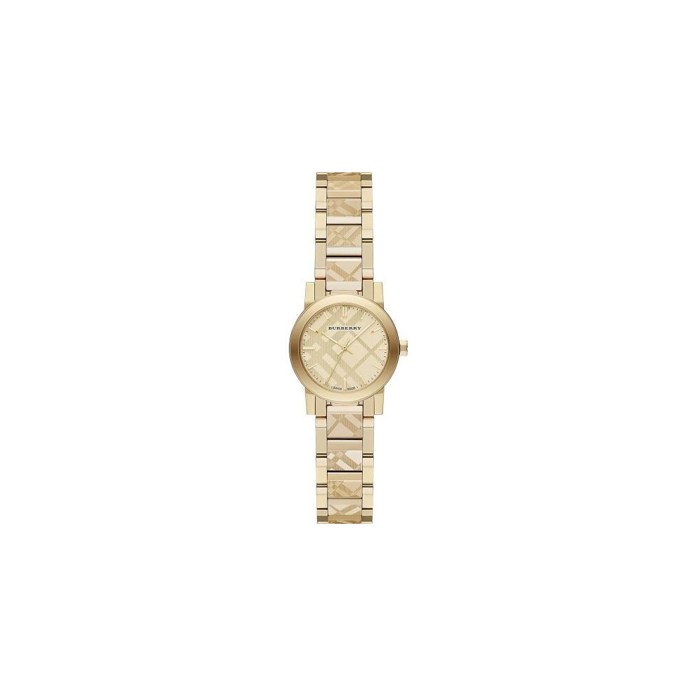 Luckstore Burberry The City Watch Ladies Petite Bu9234 Gold