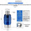 Adjustable Air Flow Control Valve 1/4Inch Threaded Intake Regulator, Pneumatic Tools Compatible, AntiSlip Knob 4