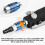 Adjustable Air Flow Control Valve 1/4Inch Threaded Intake Regulator, Pneumatic Tools Compatible, AntiSlip Knob 2