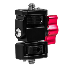Cold Shoe Mount Adapter 1/4 Quick Release 360 Swivel Tilt for Camera Tripods Mic Light Monitors