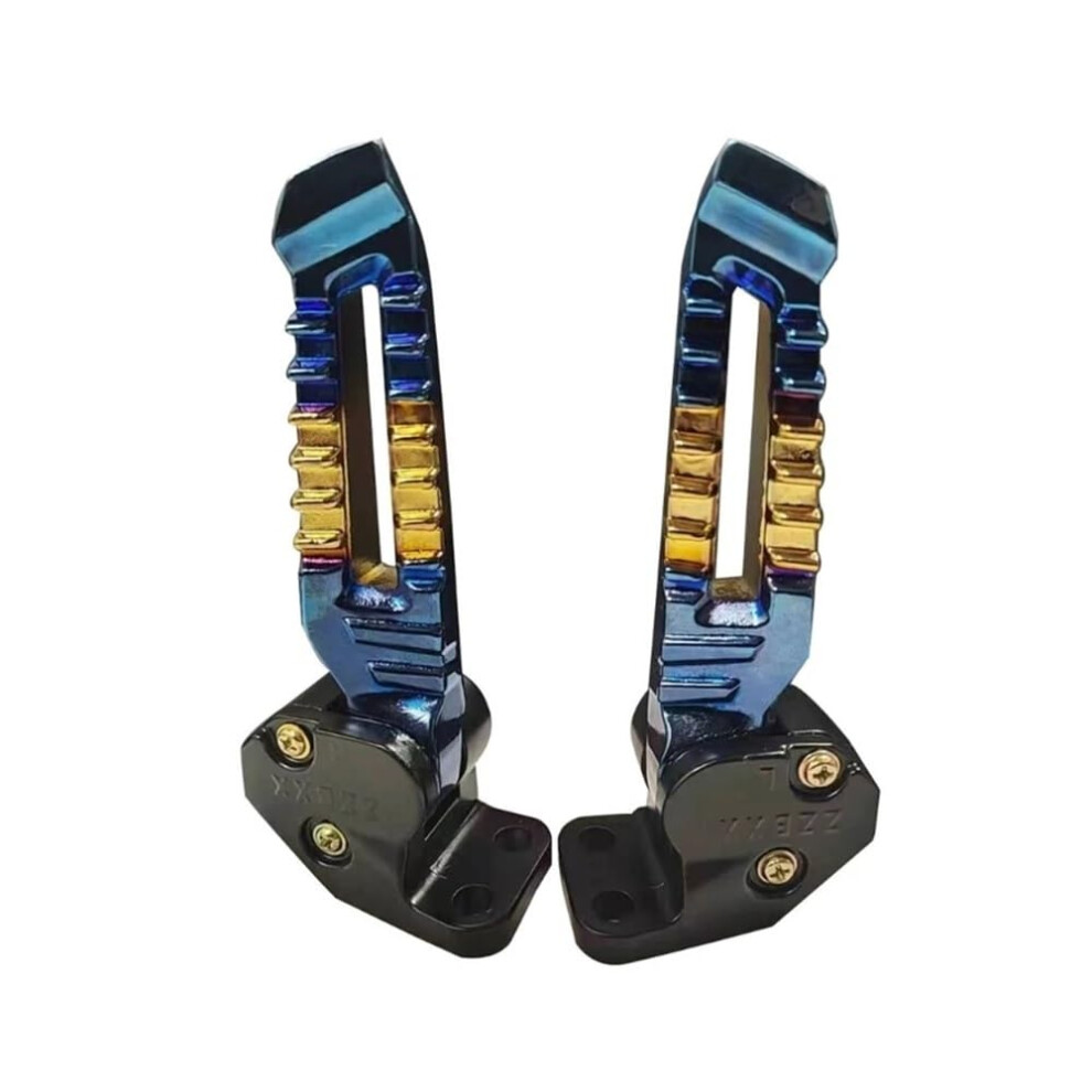 Motorcycle Foot Pegs Replacement Footrest Pedal Navy For 150Cc 125Cc Motorbike Accessories Durable Design Blue 9199774067607