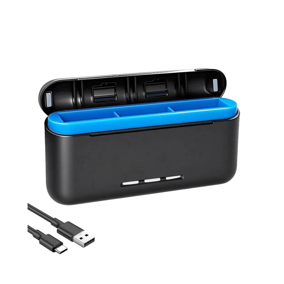 Pertable Storage Box Charger for  Hero 13 Canmera Battery Charging Comp Artment for Go Pro Action Camera