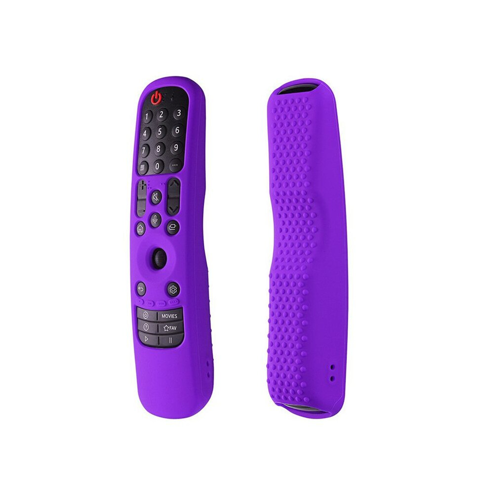 Coque de Protection Antichoc en Silicone pour Télécommande   TV An-MR21 MR22, Violet