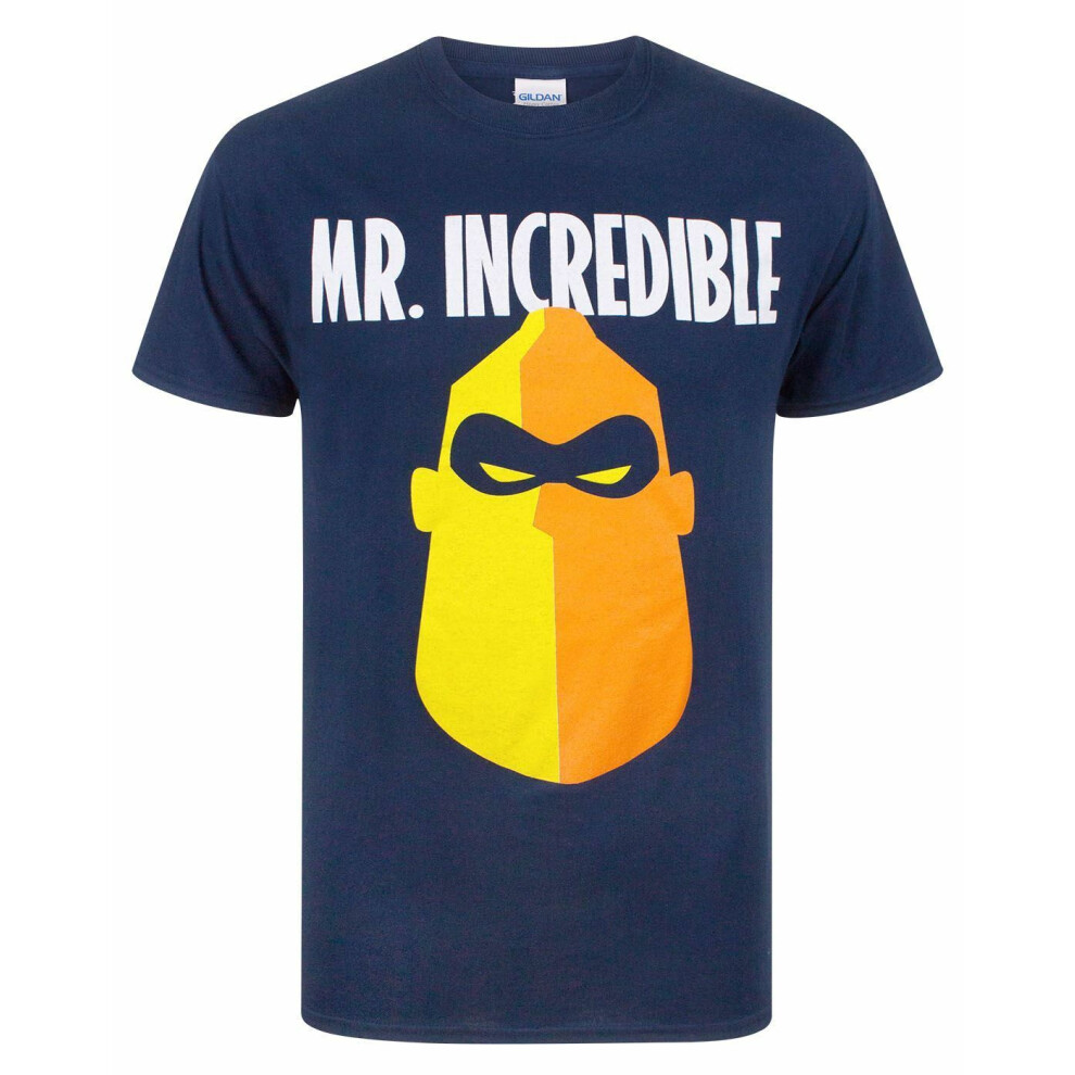 Disney The Incredibles Short Sleeved T-Shirt (Mens Blue)