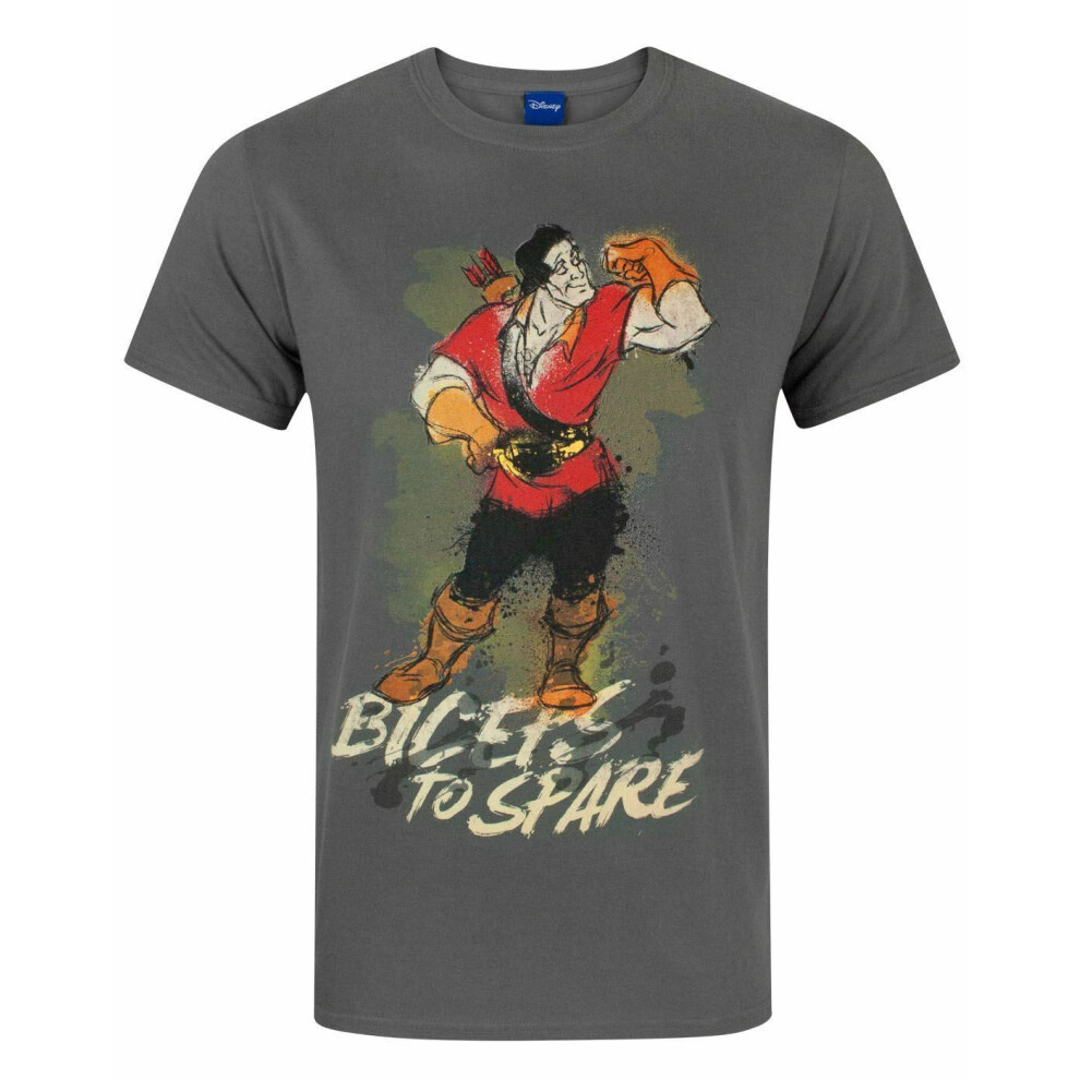New Disney Men's Short Sleeved T-Shirt ( ) Grey