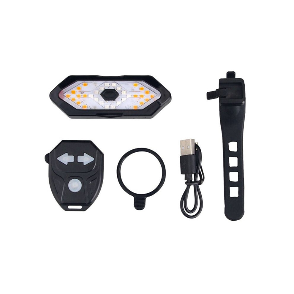 Electric Scooter Turn Signal, Remote Control Bike Led Blinker/Tail ,Adjustable Directional Turn Signal Rechargeable Light 6032229955247