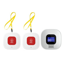 Tuya  WiFi-Pager voor Ouderenzorg SOS-Oproepknop Nood-SOS-Waarschuwingssysteem voor Senioren, Patiënten en Bejaardentehuizen