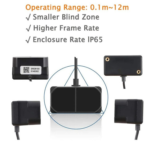 TFmini  Lidar Module Enkelpunts Micro-Afstandsmeter 0,1-12 M Waterdichte Afstandssensor Obstakelvermijdingsmodule 1