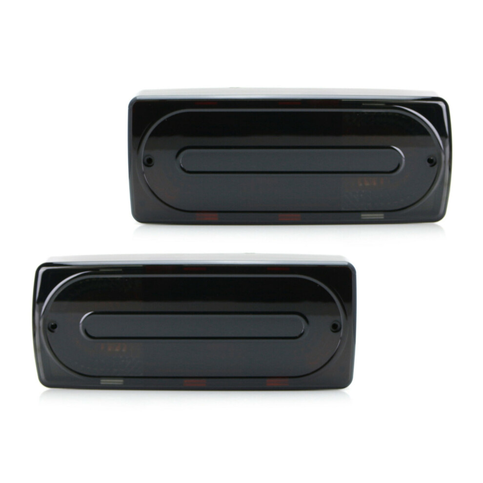Smoked Car Rear Tail Cover Lenses For W463 G-Class G500 G550 G55 G63 Amg 1999-2018 Black/Light 6132455637242