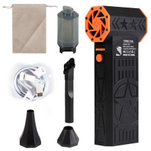 Ventilateur Turbo Portatif Haute Puissance 130 000 Tr/Min, Souffleur D'Air Puissant, Ventilateur Turbo Puissant, Souffleur de Poussière avec Kits