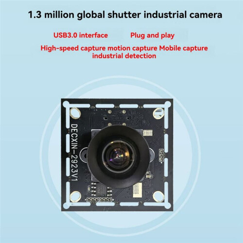 USB3.0 Global Shutter Camera 1.3MP 123 Industriële Camera Module 400 Frames Driver-Vrij voor WINXP/7 8 10 LINUX Android 1