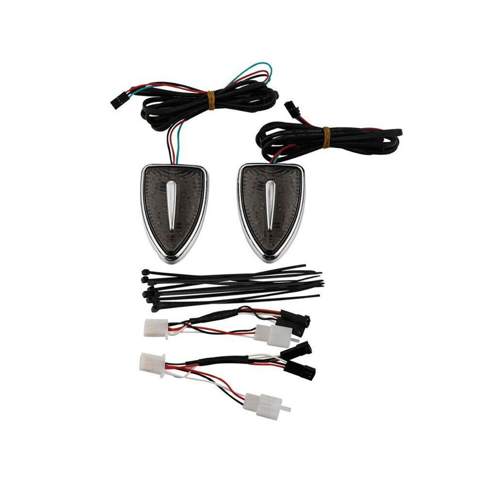 Motorcycle Aero Lights Smoke Lens For Goldwing 1800 Gl1800 Airbag 2012-2017 Accessories 4762632275602