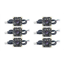 6 Stuks OV9732 100 Graden 1280x720 30 Fps Cameramodule voor Autodarts Io met 1M Kabel, PCB-GROOTTE: 32x32 mm, Cameramodule