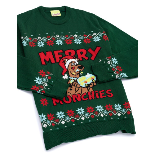 Scooby Doo Scooby Doo Christmas Jumper (Mens Green) 2