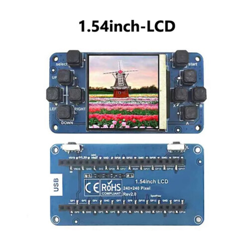 For Raspberry Pi  1.54 Inch LCD Display 240x240 IPS Screen High-Resolution Display for Raspberry Pi  Projects 1