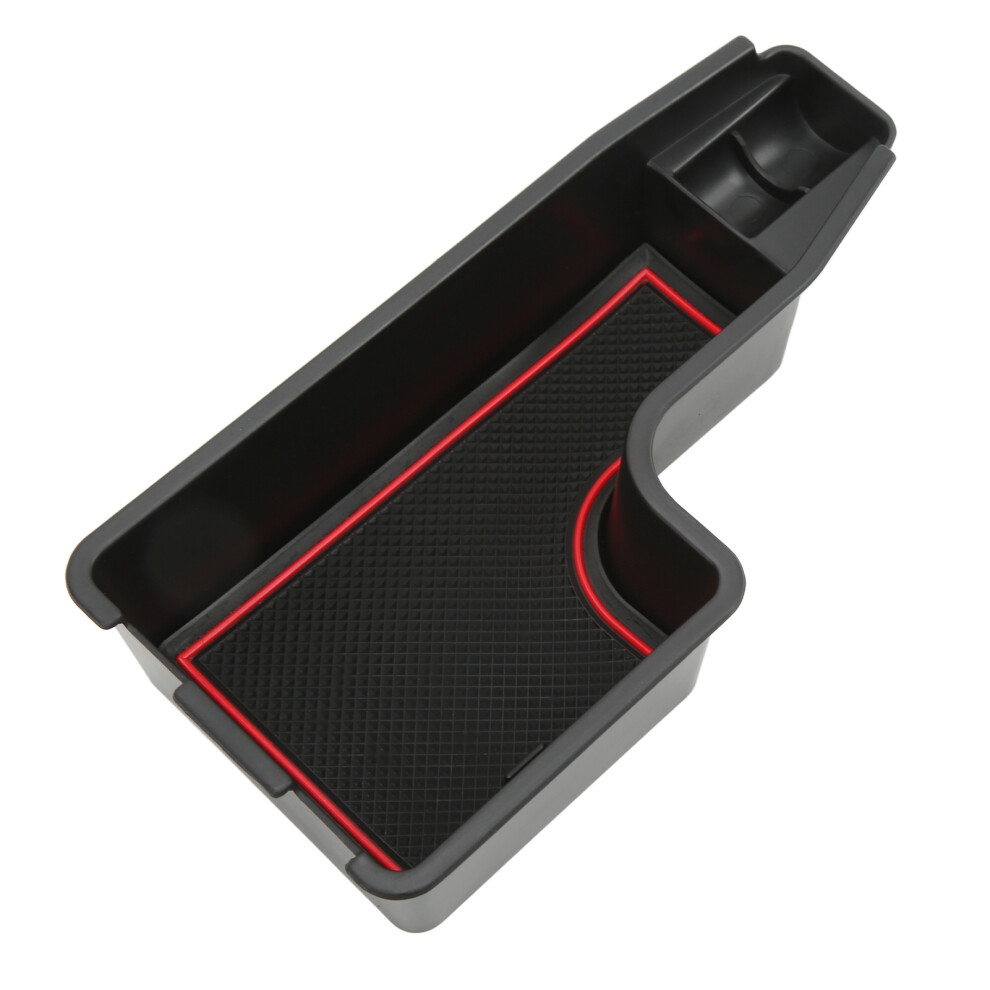 Abs Matte Finish Armrest Box For Raize 2019+ With Pad Edge Red 8391375566621