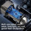 Autoladegerät USB C 30W Telefon-Autoladegerät mit Sicherheitshammer-Design USB-Autoadapter Multifunktions-Autoladegerät-Adapter 6