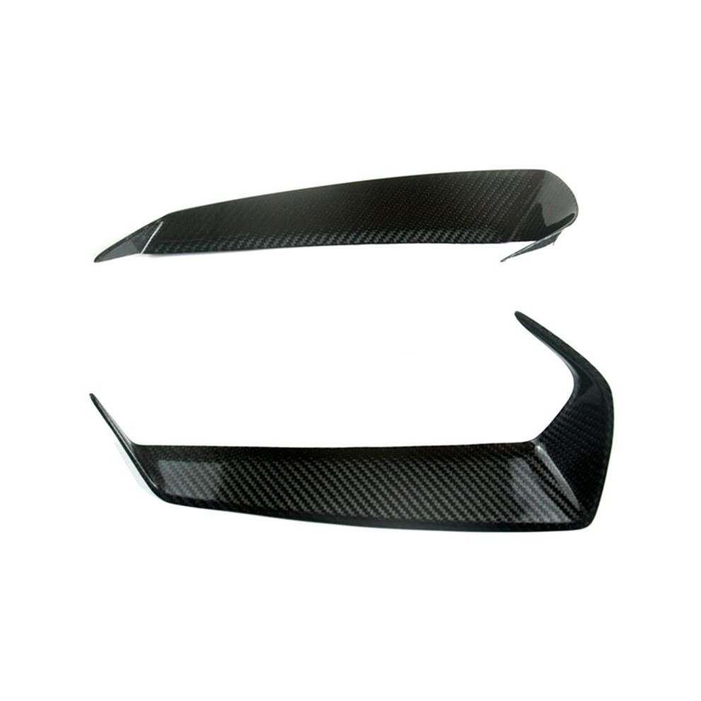 Car Real Carbon Fiber Front Lamp Eyebrow Frame Cover For Gtr R35 2008-2016 Light 6132083862115