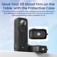 AMAGISN Coque en Silicone pour  X5, Coque de Protection Souple Anti-Rayures, Accessoires de Protection pour Appareil Photo B