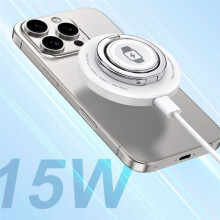 Chargeur de Mag-Safe 3 en 1 Sans Fil pour , IWatch, pour AirPods, Support Magnétique à Anneau