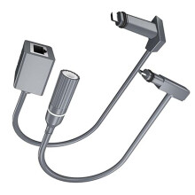 Für Starlink SPX-Stecker auf RJ45-Adapter. Anschlussstecker Aus Gummi und Kupfer, 26 AWG, Einadrig, SPX auf RJ45-Adapter