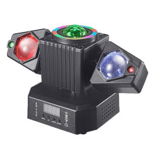50W LED Roterende Laserstraal Stroboscoop 3-in-1 Discolicht DMX512 DJ Bar Club Bruiloft Kersteffect Podiumverlichting EU-Stekker
