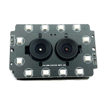 Module de Caméra à Double Objectif 1080P 2MP 30FPS 1920x1080P Infrarouge Noir et Blanc avec Microphone Numérique pour la Vision Artificielle