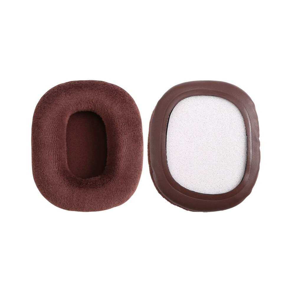 1Pair Flannel Sponge Ear Pads Cushion Cover Earpads Replacement For Rp-Hd605n Hd601n Hd805n Headset Brown 6031962696455