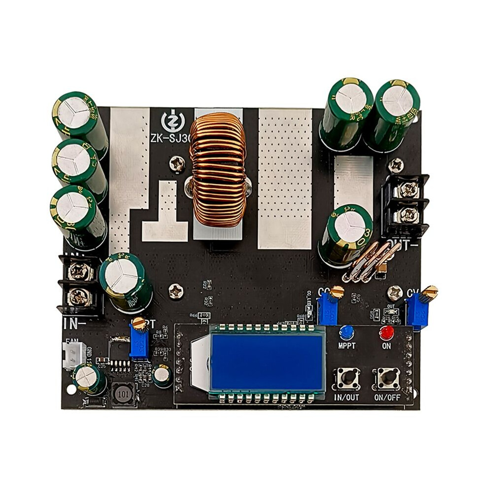 Zk-Sj30 700W Synchronous Rectification 30A Automatic Buck-Boost Power Module Solar Charging Mppt,With Display 6032983547078