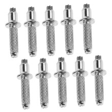 10pcs Replacement End Tips for Walking Sticks and Trekking Poles - Durable Rubber Feet, Compatible with Hiking Poles