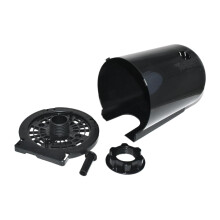 Fan Motor Cover for Pedestal and Table Fans, Durable HeatResistant Rear Replacement, Black 14.3x10.8cm