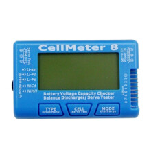 CellMeter 8 AOK 8S Electric Display Servo Test Narrow Frequency Servo Tester Battery Discharger Aeromodelling Tester