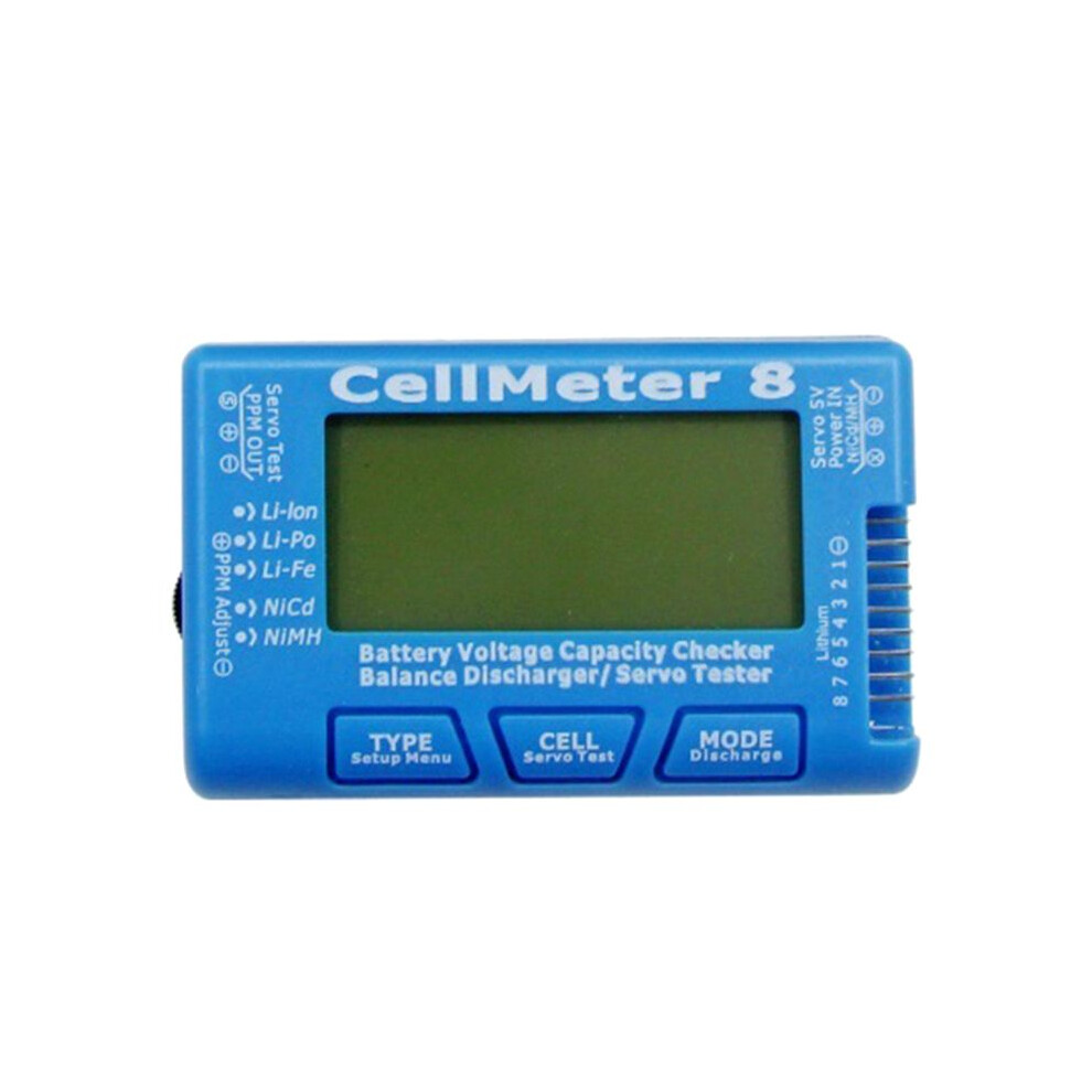 Cellmeter 8 Aok 8S Electric Display Servo Test Narrow Frequency Servo Tester Battery Discharger Aeromodelling Tester 6031527381826