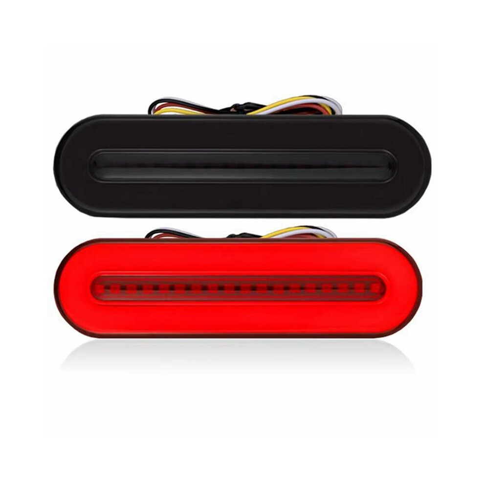 2Pcs 58 Led Tail Brake Flowing Turn Signals S For Car Trucks Semi Cargo Vehicles 10-30V Drl Lamp Light 6032229931456