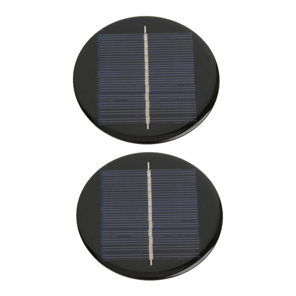 Diy 2Pcs 6V 80Mm Polysilicon Solar Panels With Excellent Light Absorption 7631375568746