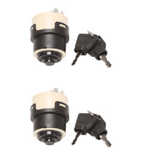 2X Ignition with 4 Keys for JCB 3CX 4CX 85804674 701/80184 50988
