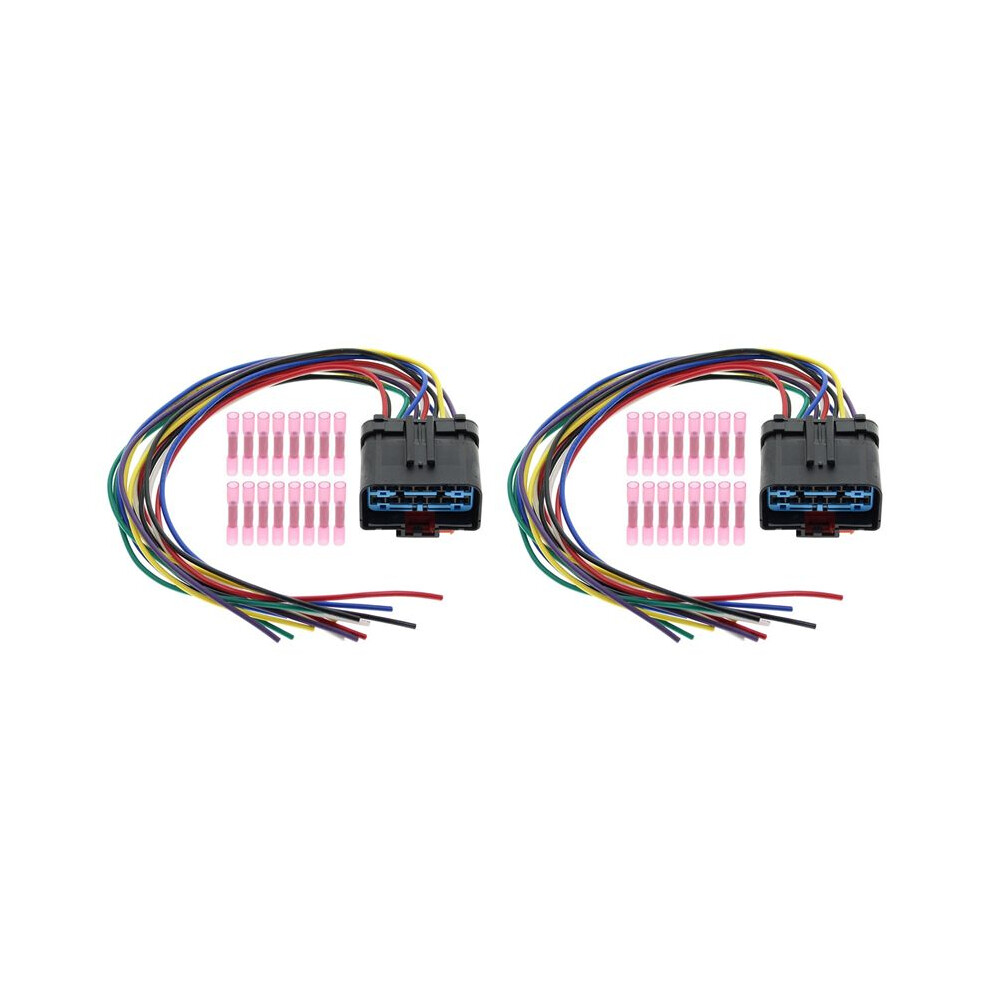 2X Door Harness Connector Wiring Pigtail For Grand Cherokee 5013961 5013961Aa 6032102266590