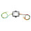 2X 2-to-3 Wire Splice Trailer Converter Electrical System Wire Harness Adapter US Type Tail Light Converter 2
