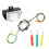 2X 2-to-3 Wire Splice Trailer Converter Electrical System Wire Harness Adapter US Type Tail Light Converter 4