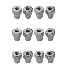 6 Pair 3/8inch Female Thread Positive Negative Battery Post Terminal Adapters Battery Cable Terminals
