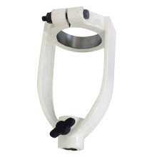 Square Hole Drilling Adapter Bracket Stainless Steel No Slip Fixing Bracket Easy Install For Bench Drills And Accessories White