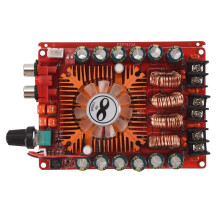 TDA7498E 2X160W Dual Channel Audio Amplifier Board, Support BTL Mode 1X220W Single Channel, 24V Digital Stereo Power Amp Module for Car Vehicle