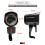 QD252 Front Light for Electric Bicycle 2 Pin 180Adjustable Bracket LED Beads for Ebike Conversion Kit,SM Connector 2