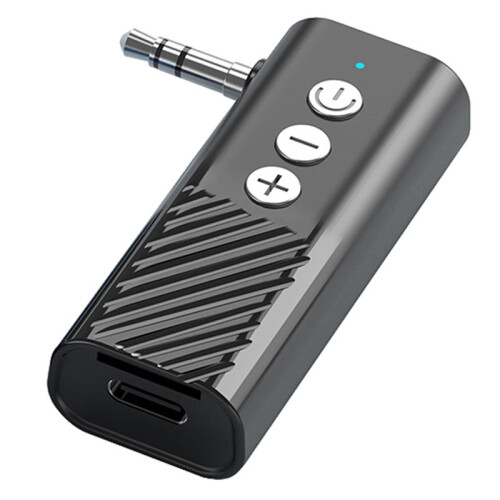 Car  5.3 Audio Adapter Aux  Receiver Transmitter TF Card Playback Three-In-One
