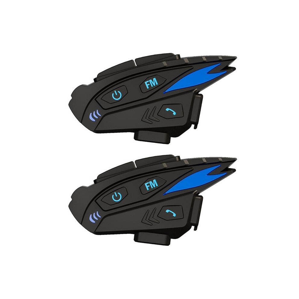 Motorcycle Helmet Intercom Headset Music Sharing Cvc Noise Reduction Fm 2-Rider Communication 6031704103654